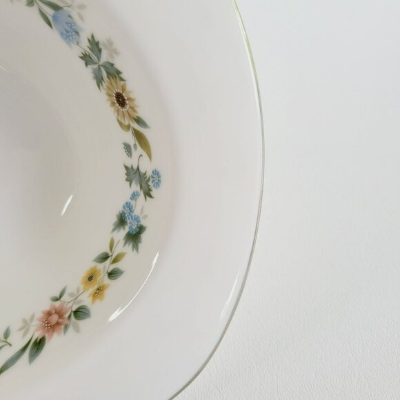 Royal Doulton Pastorale Oval Serving Bowl Floral Band, Vintage c.1970-90 England - Picture 11 of 11